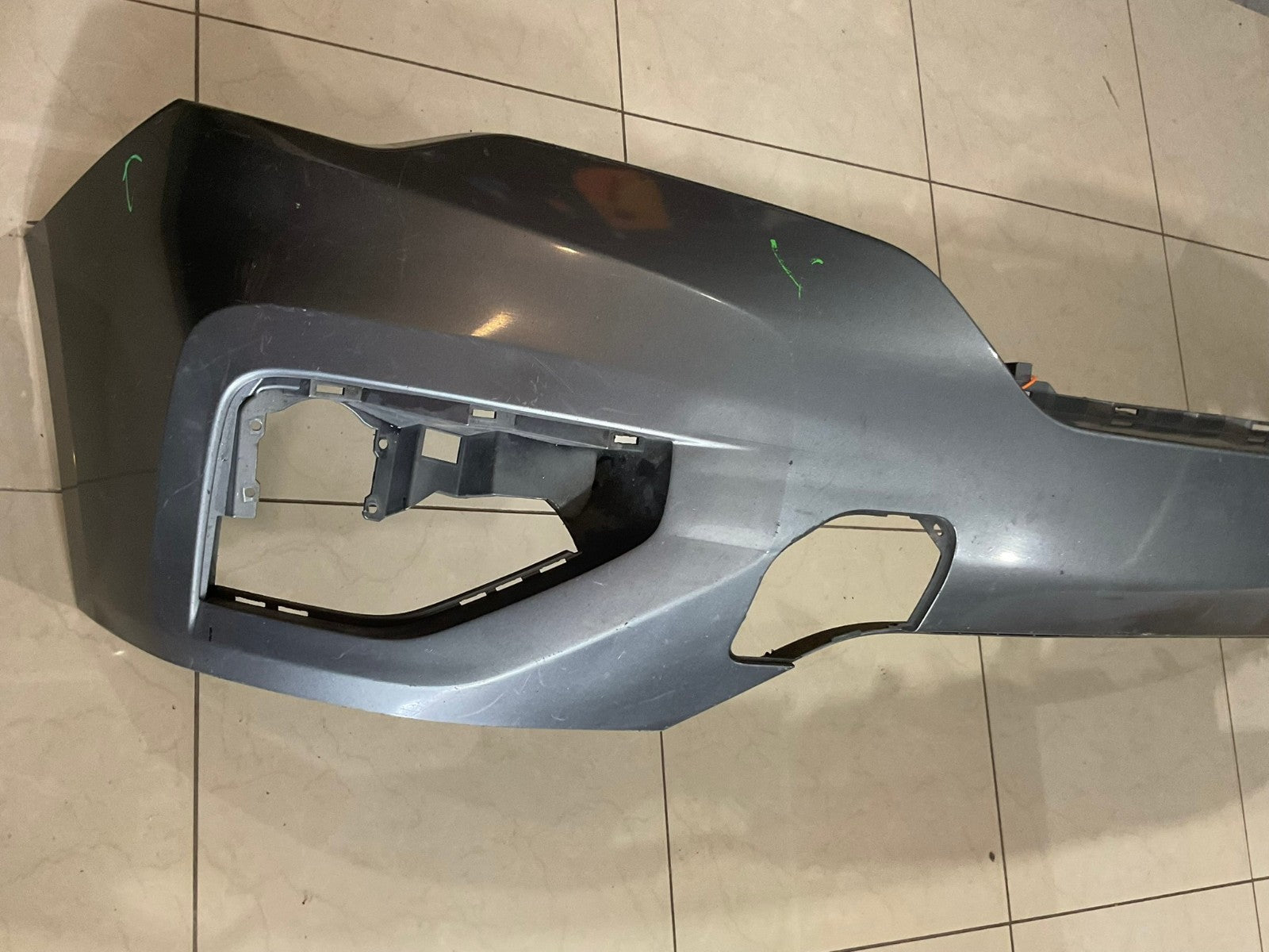 Front Bumper Cover Grey Nissan Pathfinder S SL SV 17 18 62022+9PF0H OEM