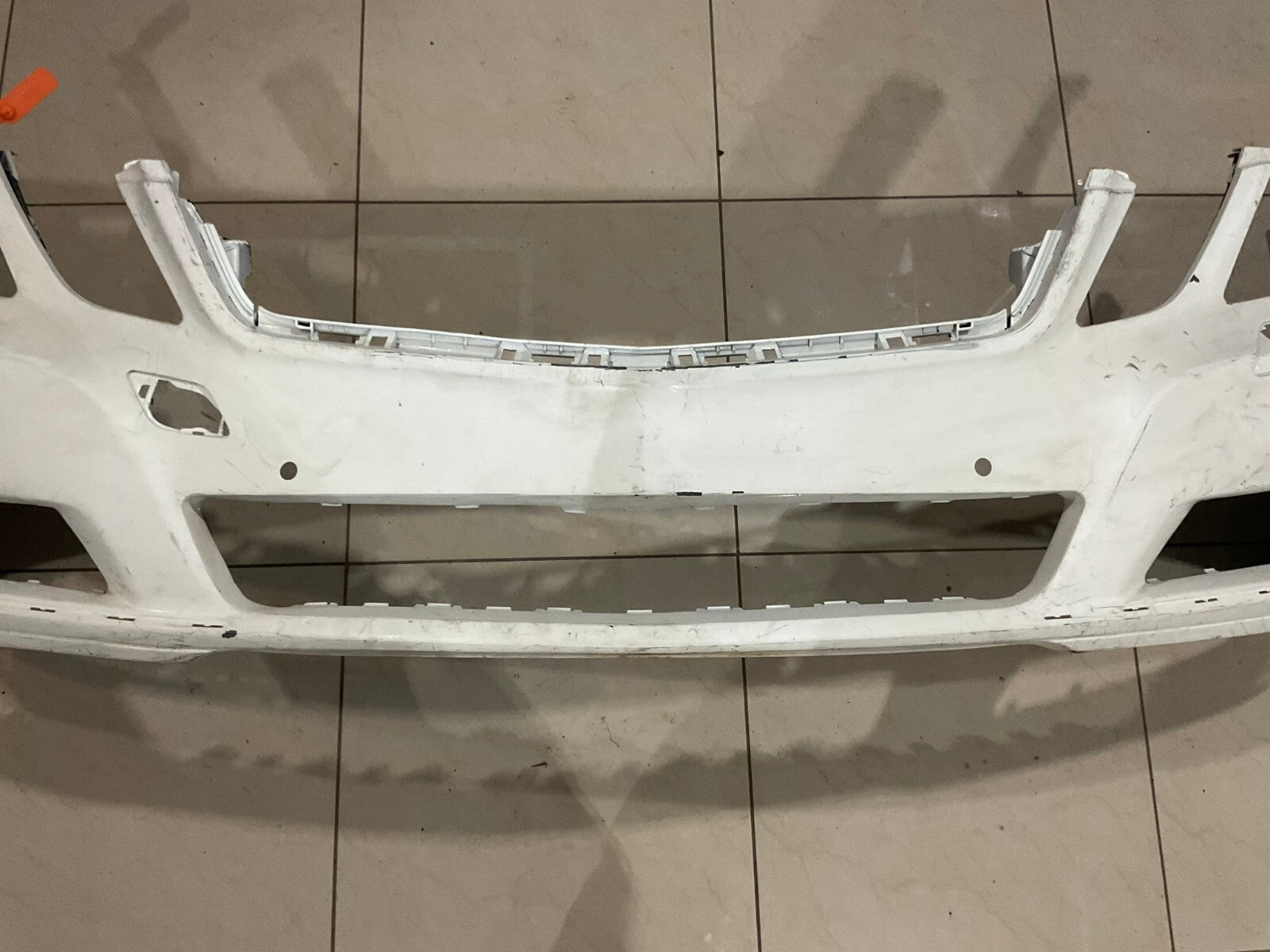 Front Bumper Cover White 2011-2013 Mercedes E350 E400 CAPA