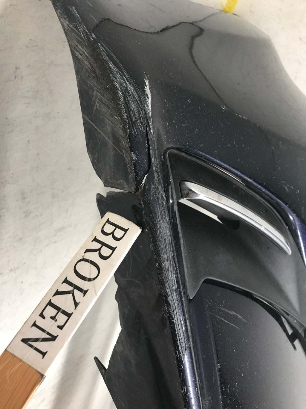 Front Bumper Cover Blue Lexus GS200t 2016-2017 w/Sensor Holes 52119-30F20 OEM
