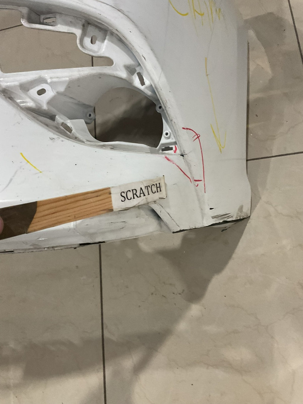 Front Bumper Cover White Toyota Camry 2021 2022 52119+06e20 OEM