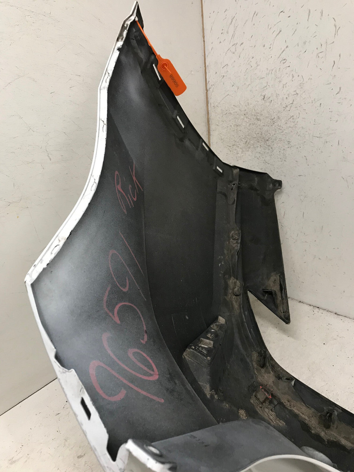 Rear Bumper Cover White 2016-2019 Lexus RX350/RX450H Base w/Sensor Holes OEM