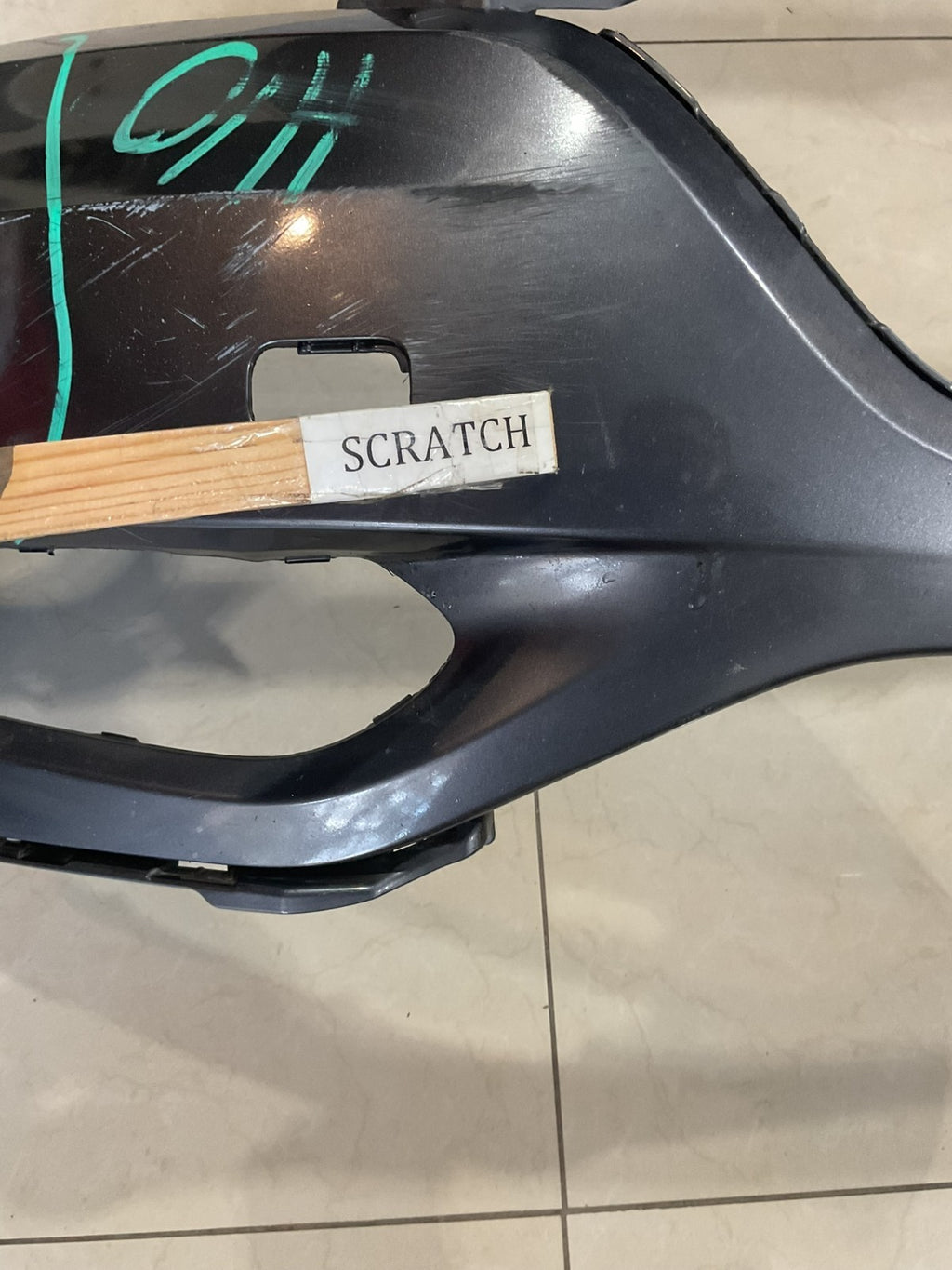 Front Bumper Cover Grey Honda HR V EX LX EX L 2016-2018 71101+t7w+a000 OEM