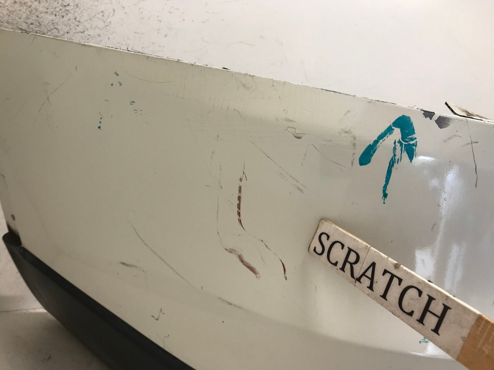 Rear Bumper Cover White 2014-2016 Nissan Rogue S/SL/SV 85022-9TA0H OEM