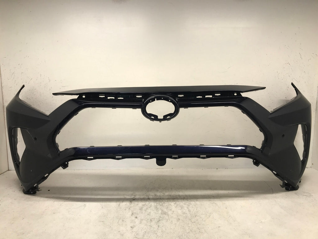 Front Bumper Cover 8X8 2019-2021 Toyota RAV4 LE/XLE/Premium w/Sensor Holes OEM