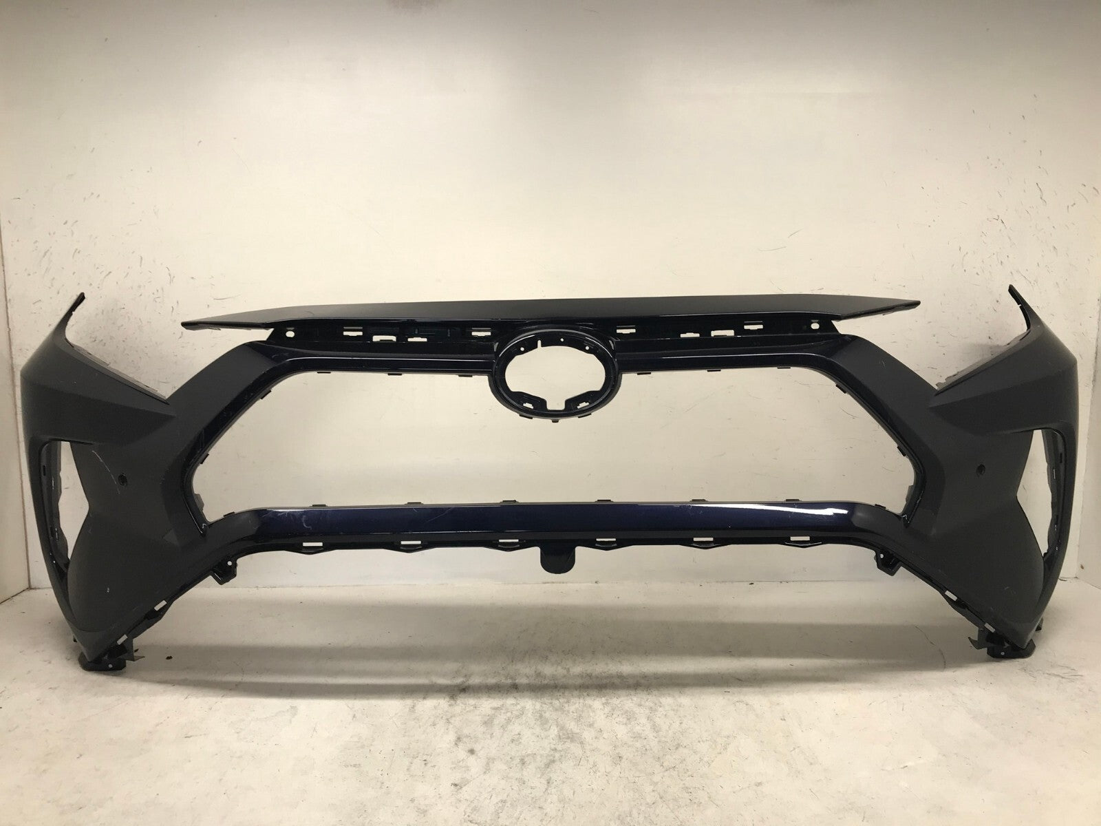 Front Bumper Cover 8X8 2019-2021 Toyota RAV4 LE/XLE/Premium w/Sensor Holes OEM