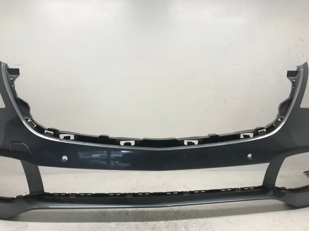 Front Bumper Cover Gray Mercedes S-Class S600 S550 2016-2019 w/Sensor Holes OEM