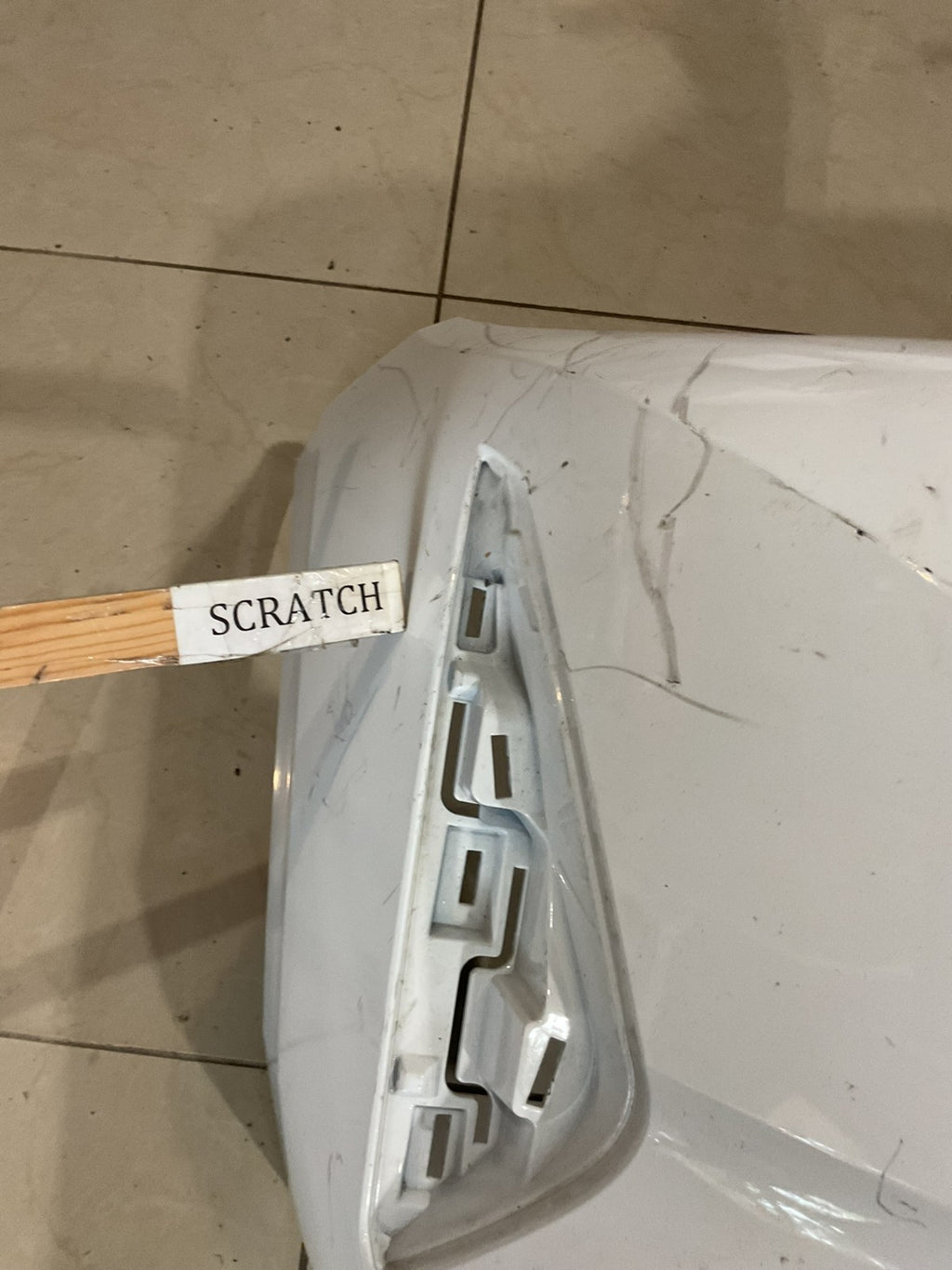 Front Upper Bumper Cover White Nissan Sentra 2024 62022+6ly0h OEM