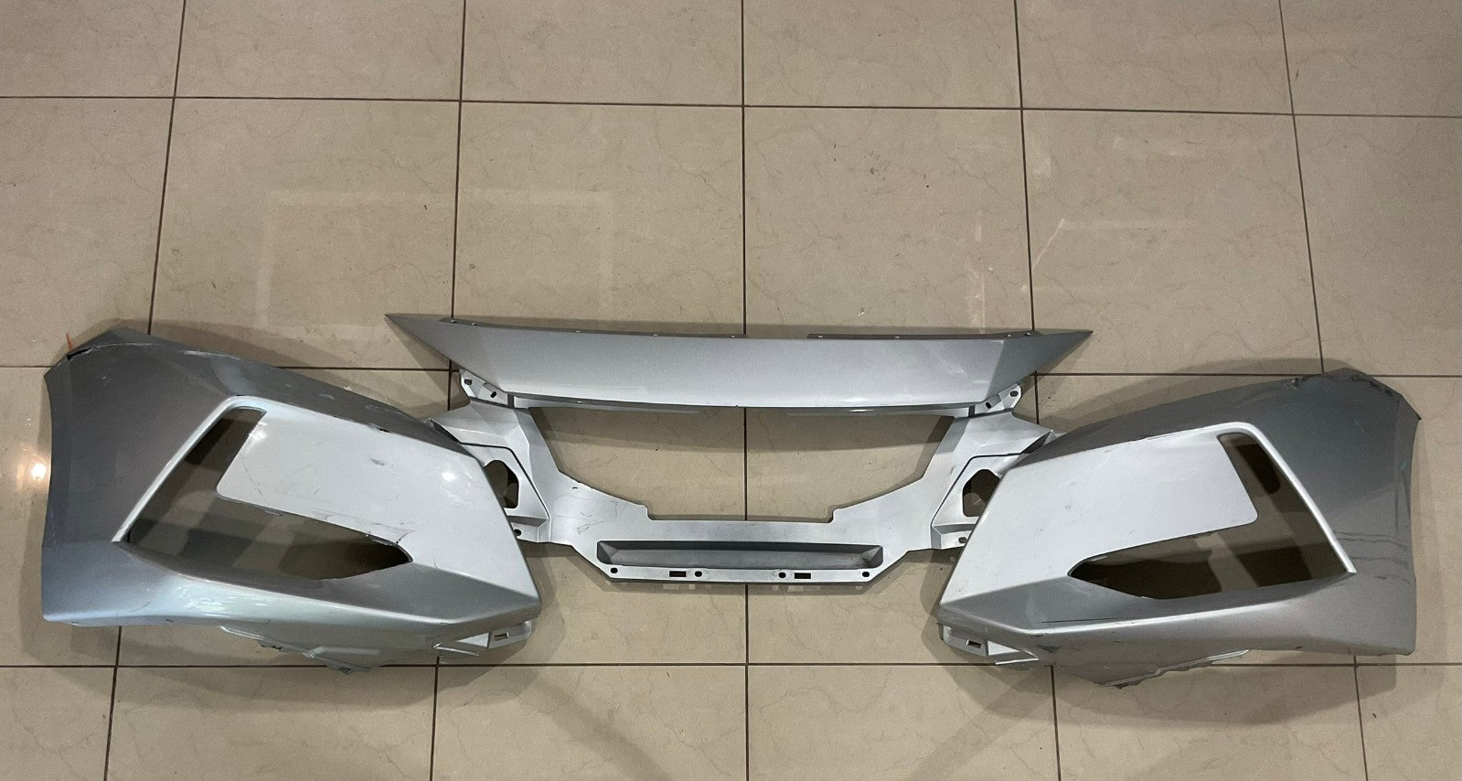 Front Bumper Cover Silver 2020 2021 2022 Nissan Sentra S/SV 62022+6LB0H OEM