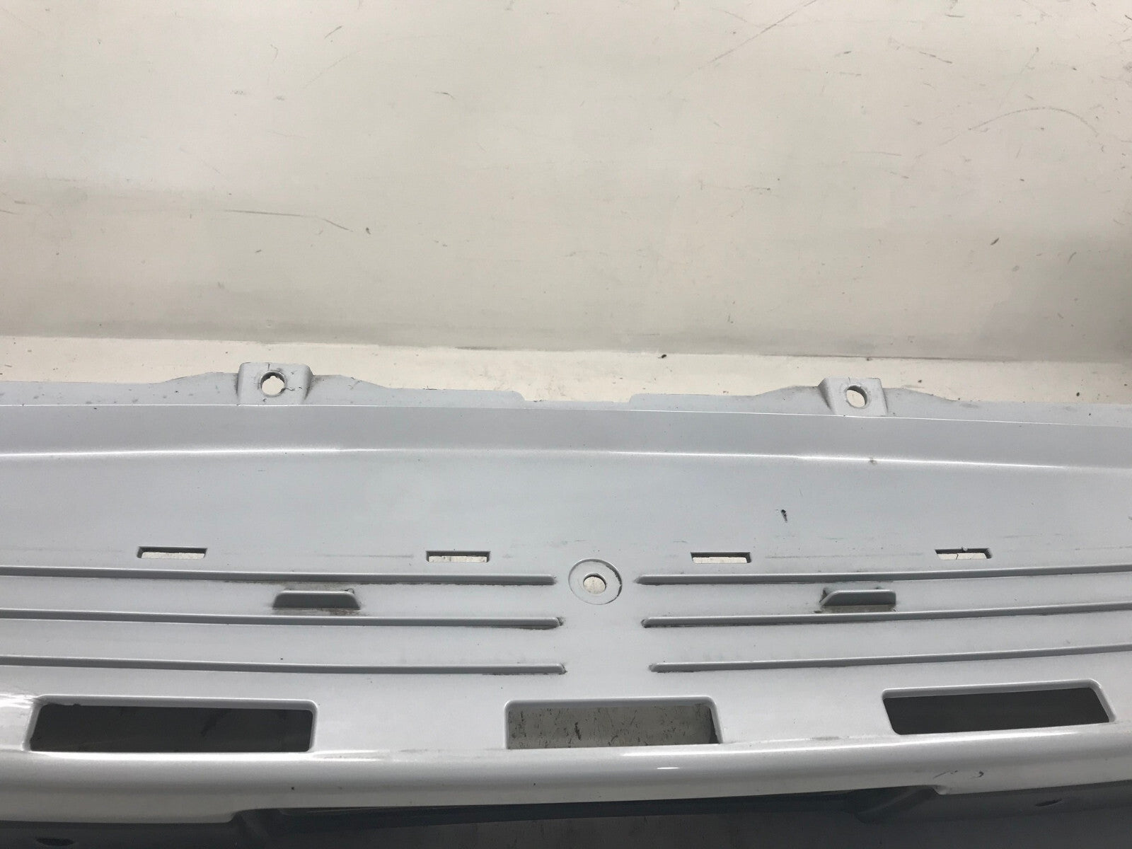 Rear Bumper Cover White Land Rover LR3 HSE SE 2005-2008 w/Sensor Holes OEM