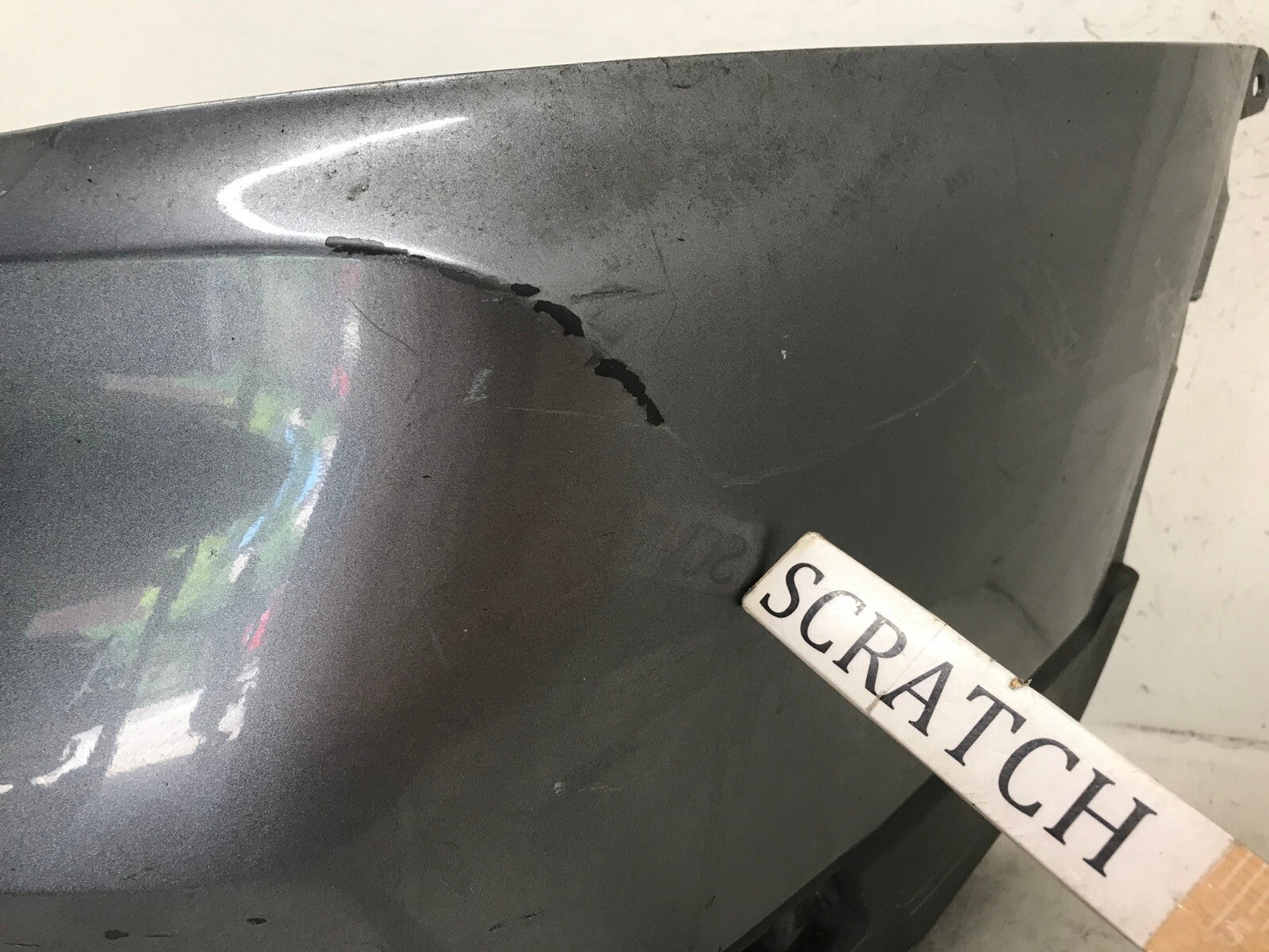 Rear Bumper Cover Gray 2017-2018 Nissan Rogue S/SL/SV/Hybrid 85022-6FL0H OEM