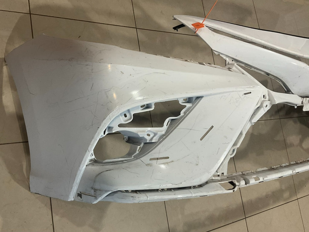 Front Bumper Cover White Toyota Camry SE XSE Hybrid SE 2018 2019 52119+06e20 OEM
