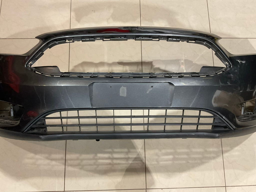 Front Bumper Cover Grey Ford Focus S SE 2015-2018 E1EB-17757 OEM