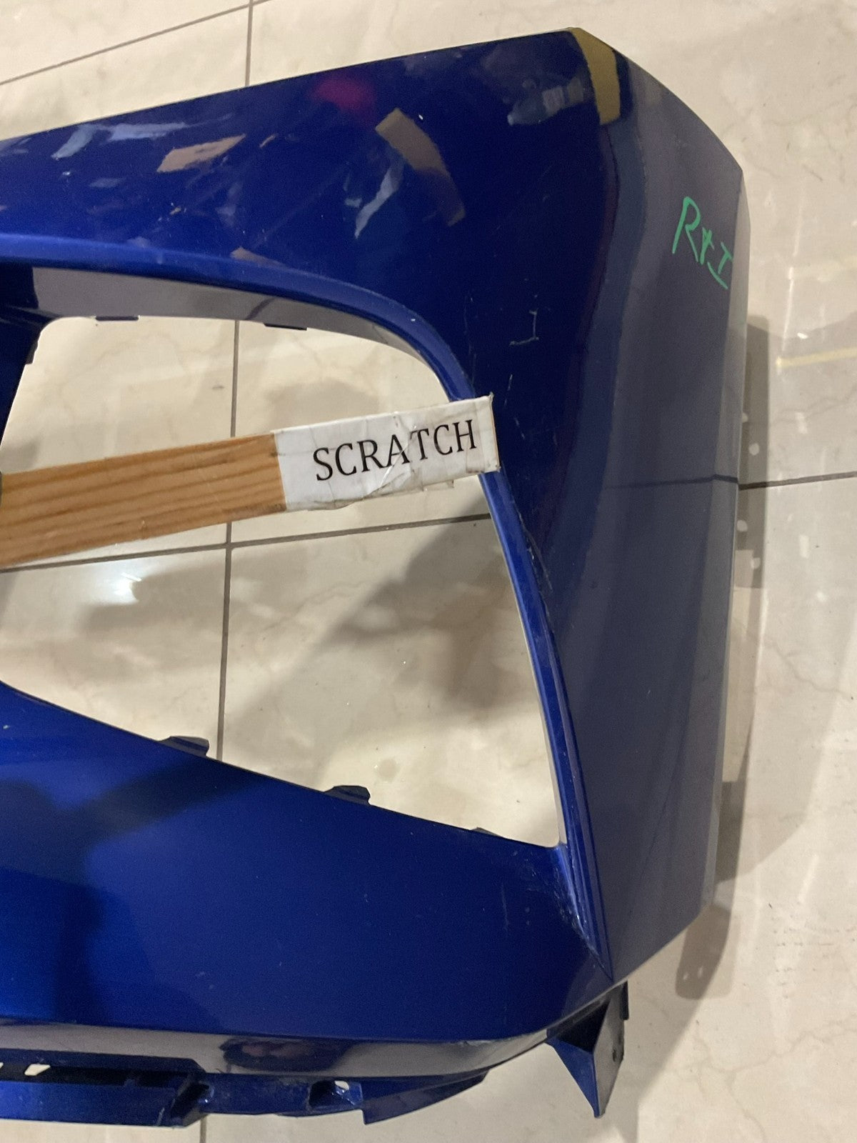 Front Bumper Cover Blue 2022 2023 Hyundai Tucson 86511+cw000 OEM