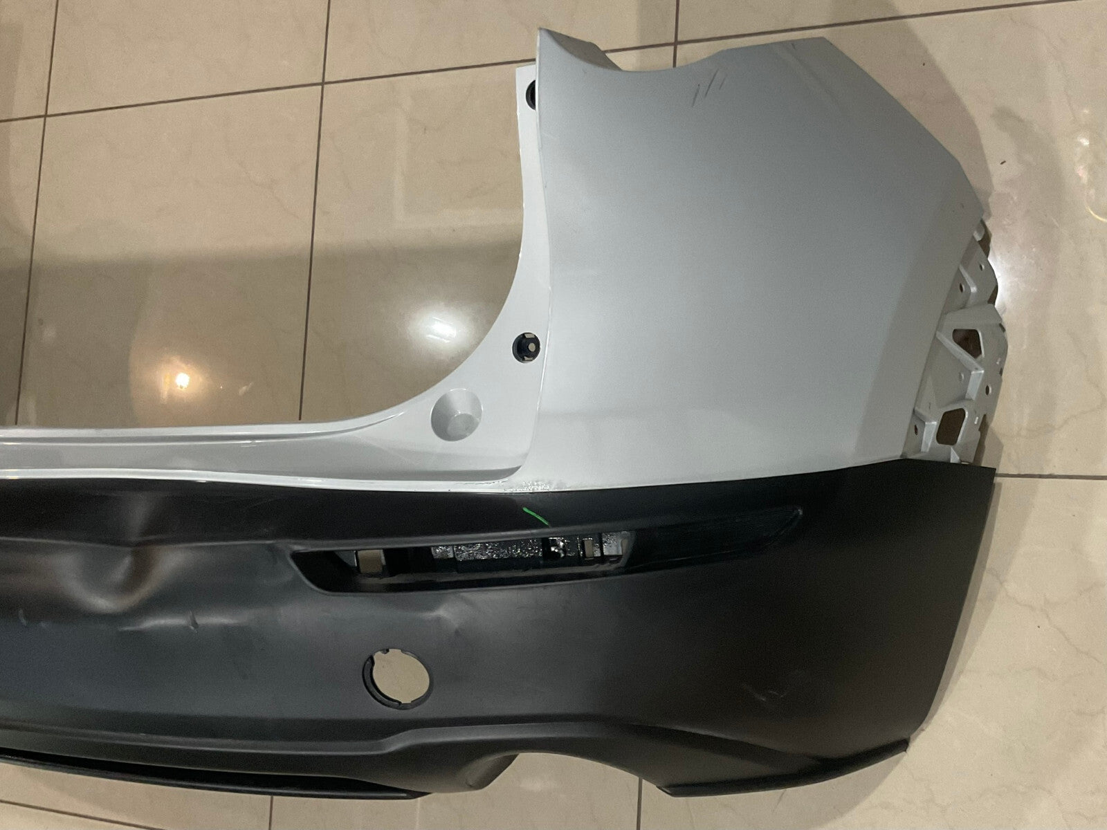 Rear Bumper Cover White Mazda CX 30 2020 DGH9+50221 OEM