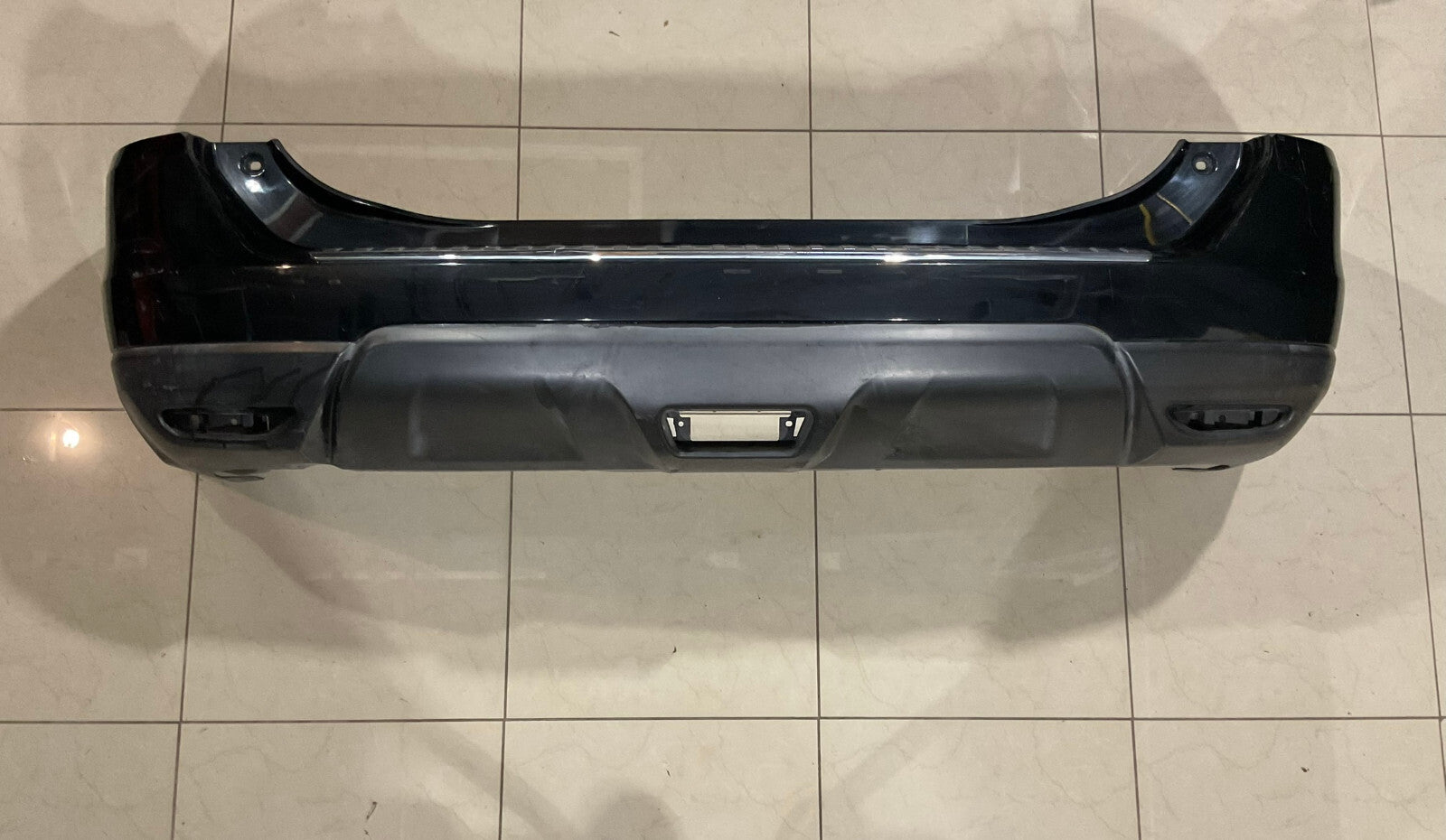 Rear Bumper Cover Black Nissan Rogue S SL SV 14-2016 85022-5HA0A OEM