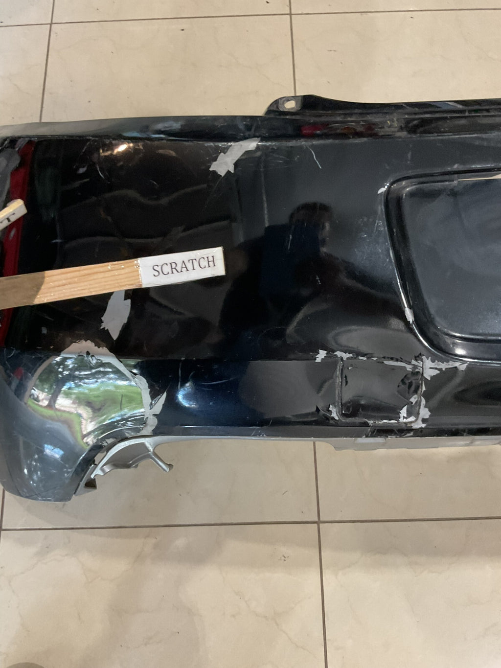 Rear Bumper Cover Black 2010-2013 Honda CRZ CR-Z 71501+SZT+ZZ00 OEM