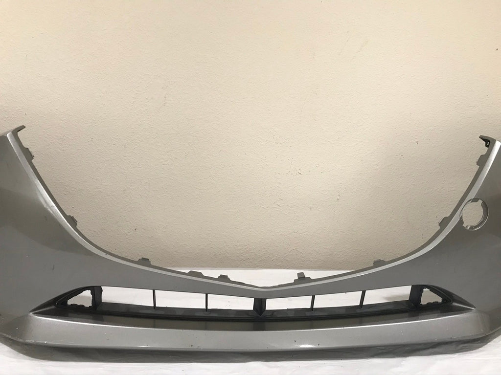 Front Bumper Cover Silver 2014 2015 2016 Mazda 3 Sedan CAPA