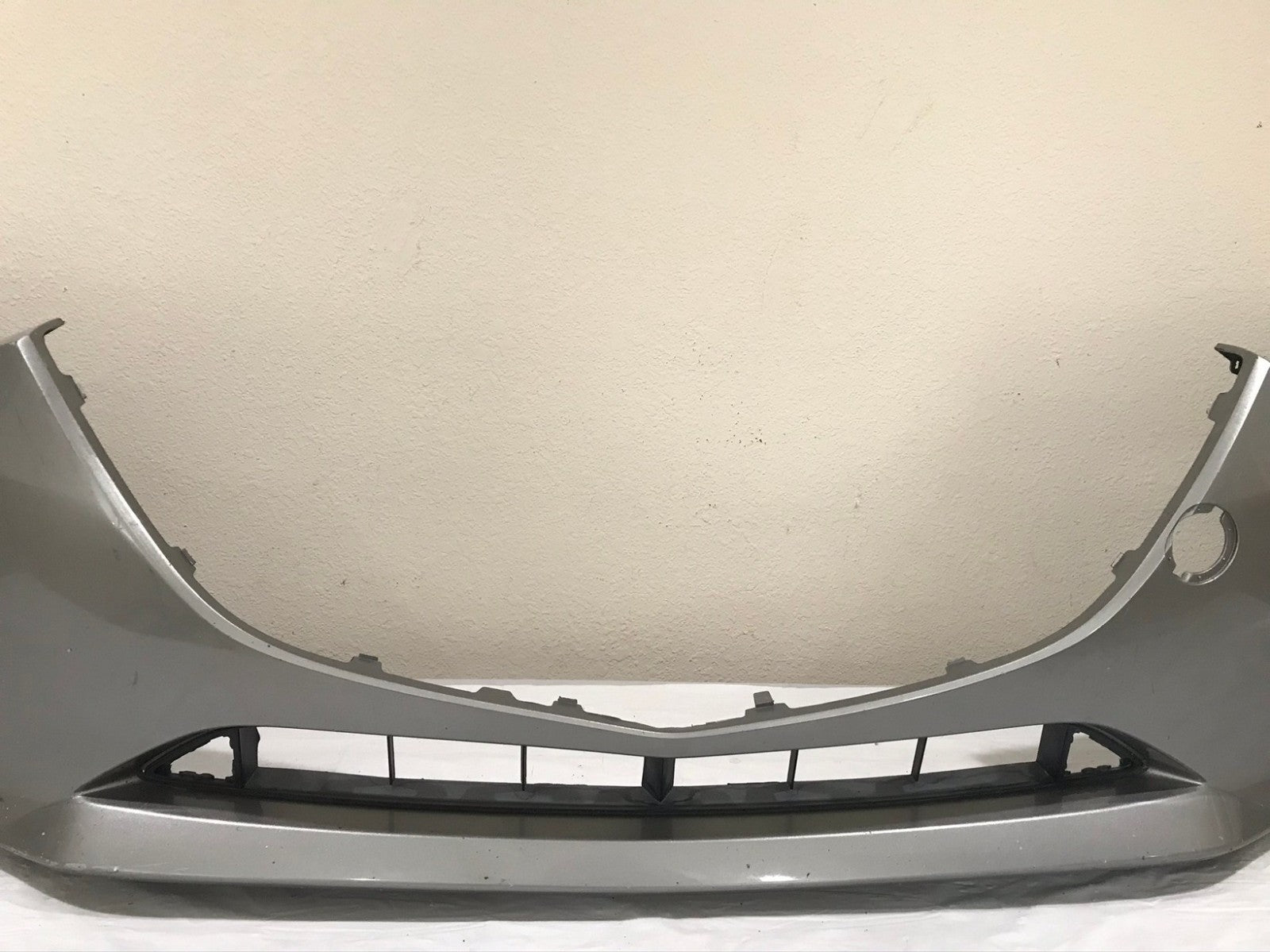 Front Bumper Cover Silver 2014 2015 2016 Mazda 3 Sedan CAPA
