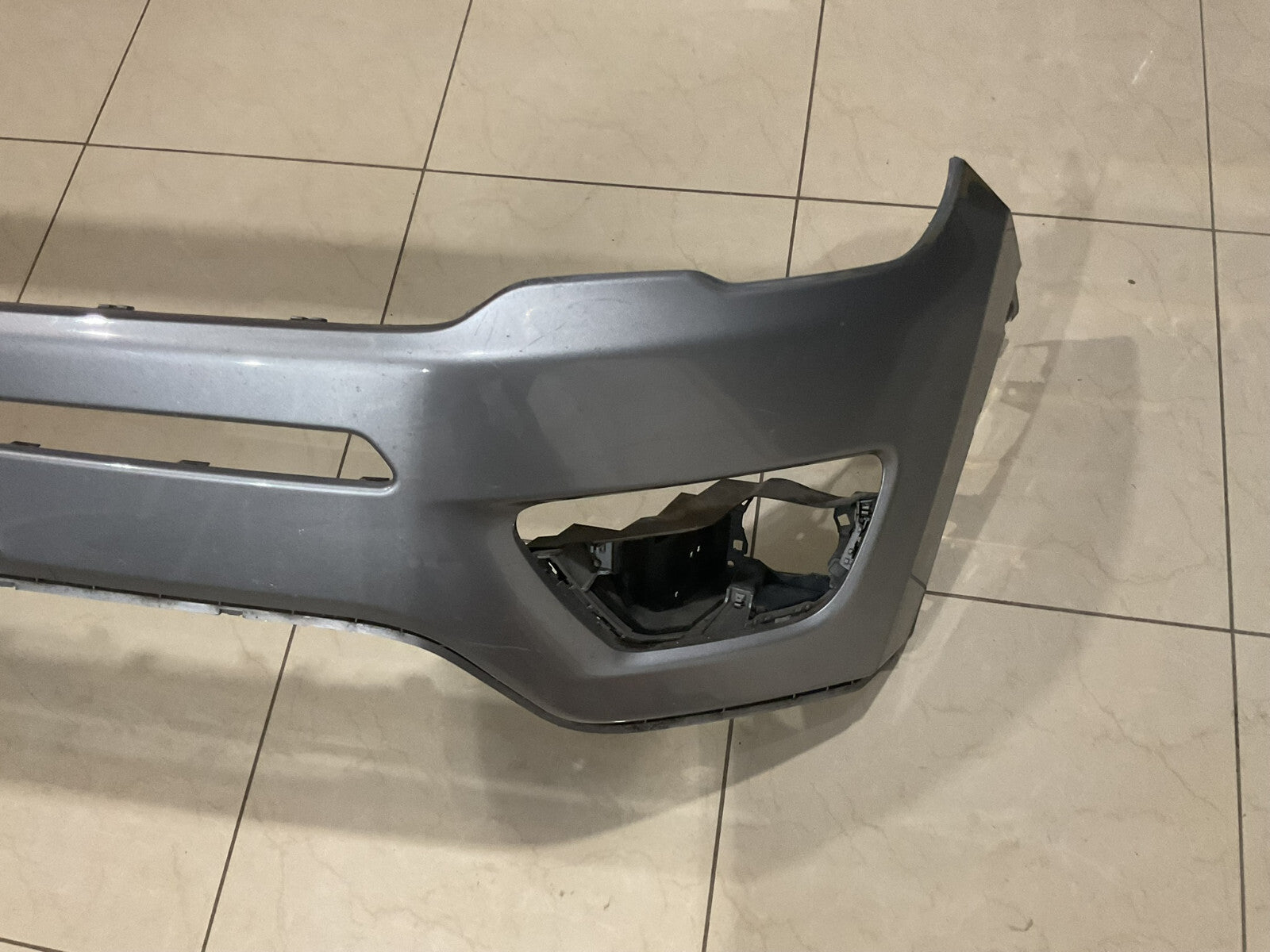 Front Bumper Cover Silver 2016-2020 Jeep Compass 5SY47TRMAC OEM