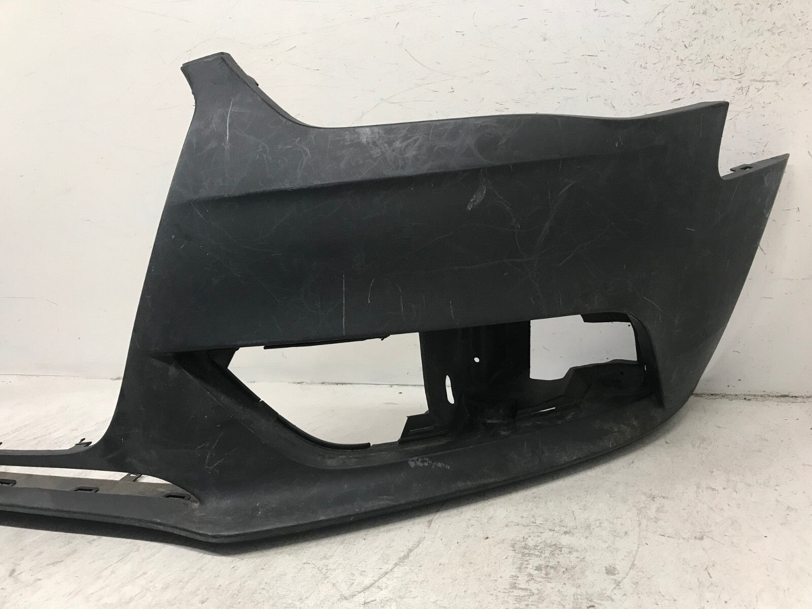 Front Bumper Cover Black 2013-2016 Audi A4 8K0807437 OEM
