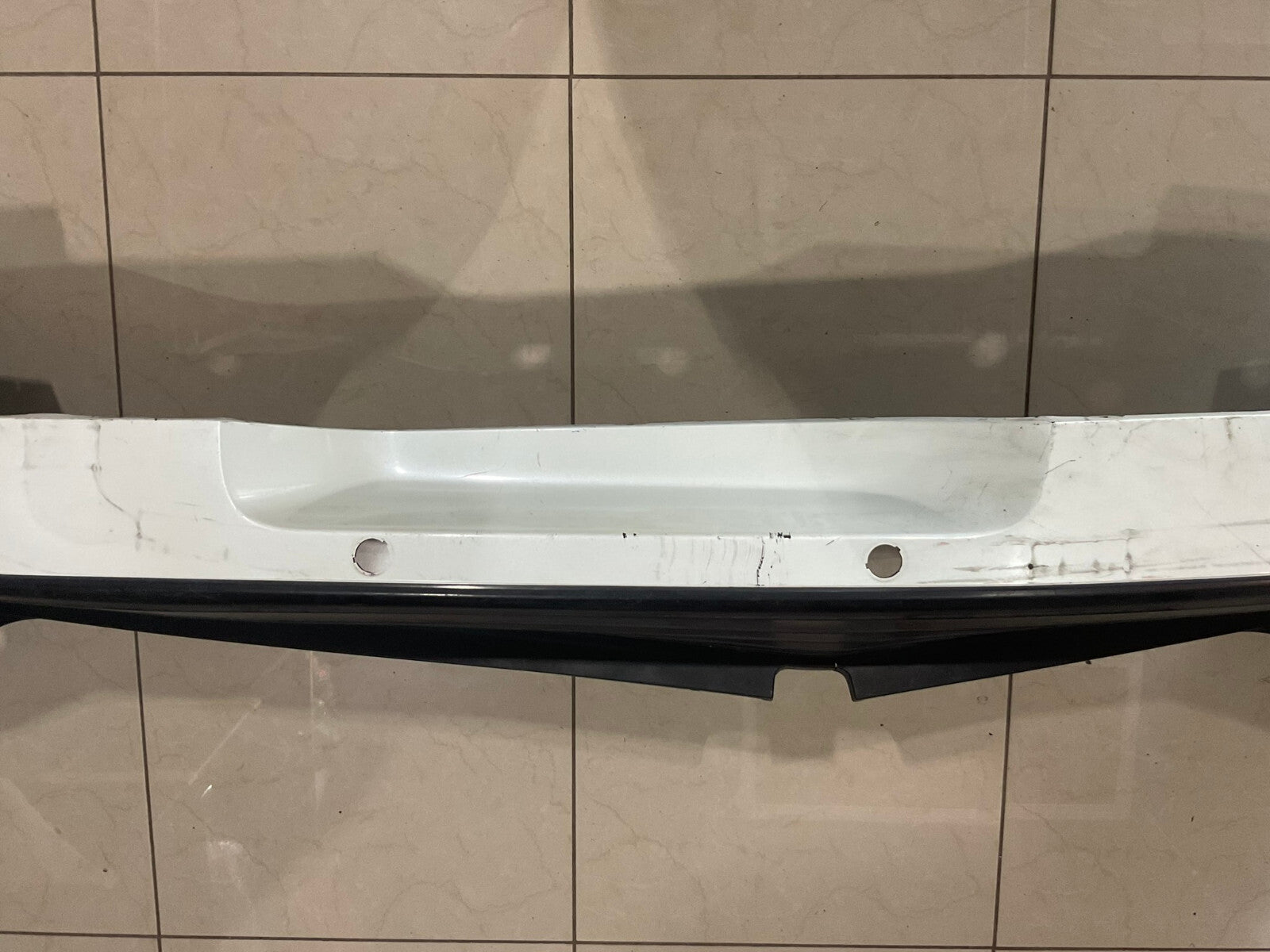 Rear Bumper Cover White 2004-2010 Infiniti QX56 85022+7S650 OEM
