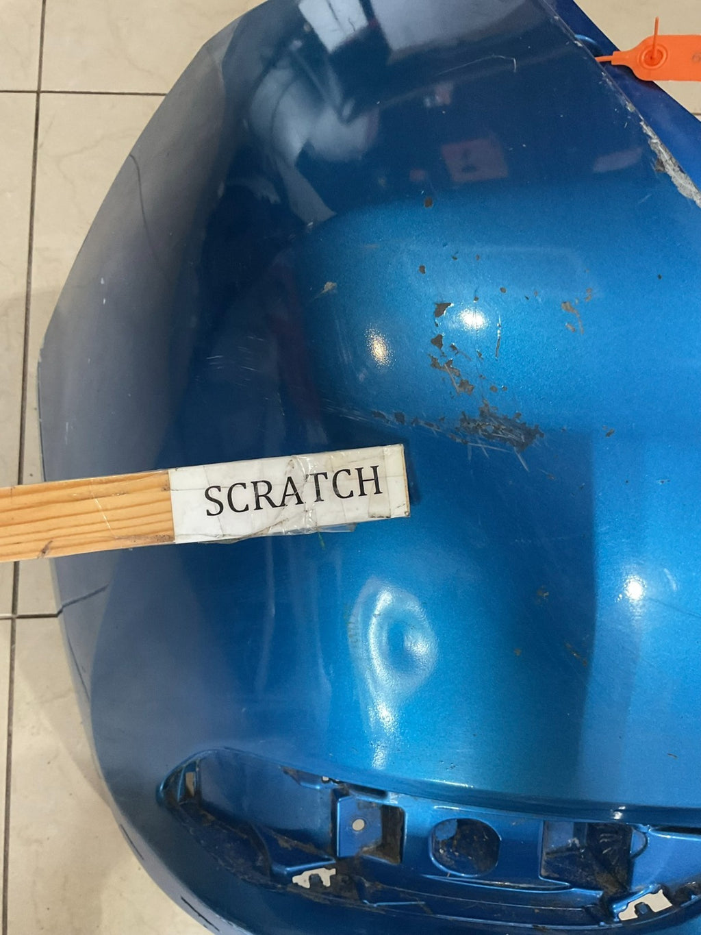 Rear Bumper Cover Blue Toyota Corolla iM Scion 2016 CAPA