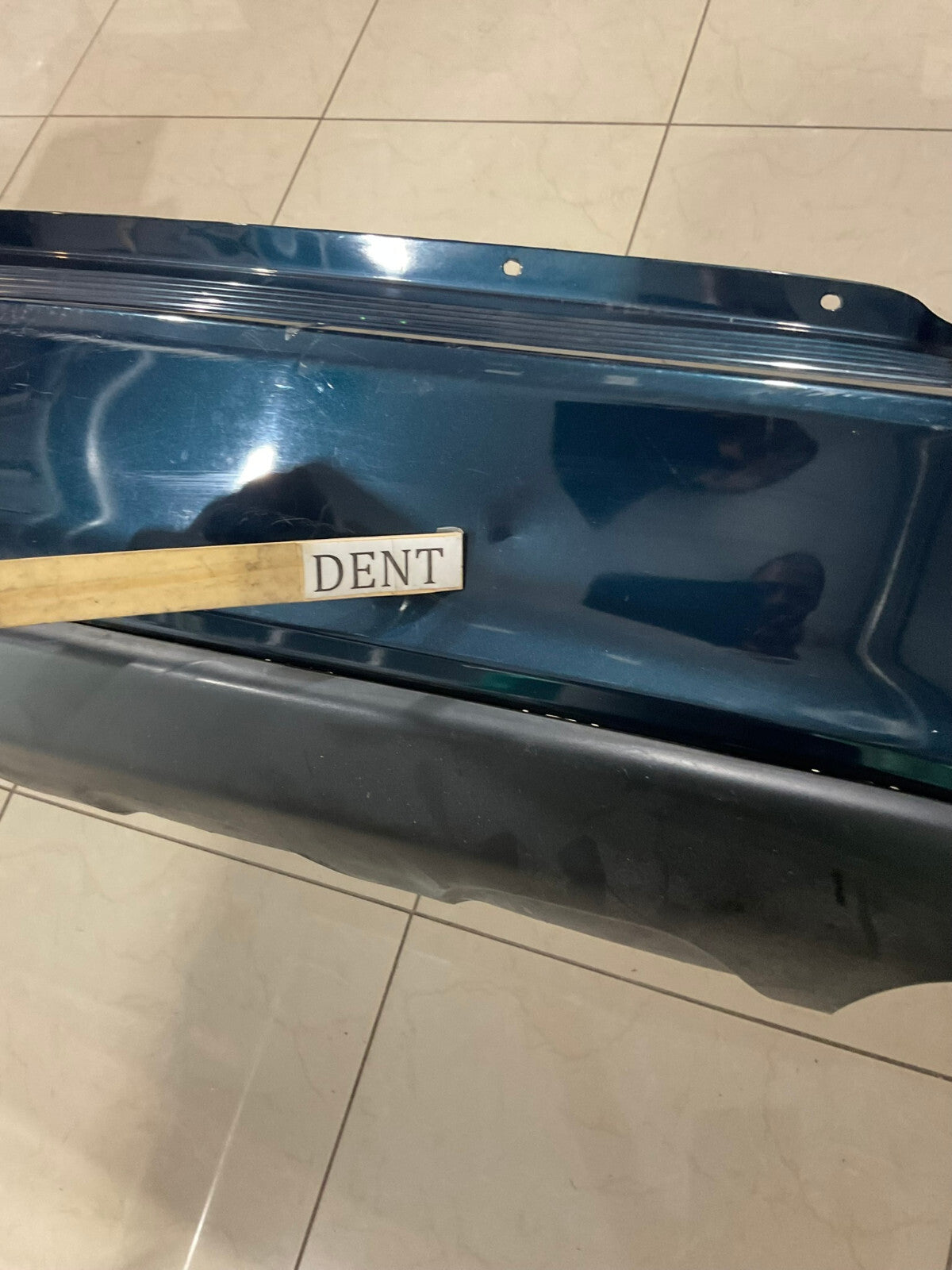 Rear Upper Bumper Cover Blue Dodge Journey 2011-2019 68088787 OEM