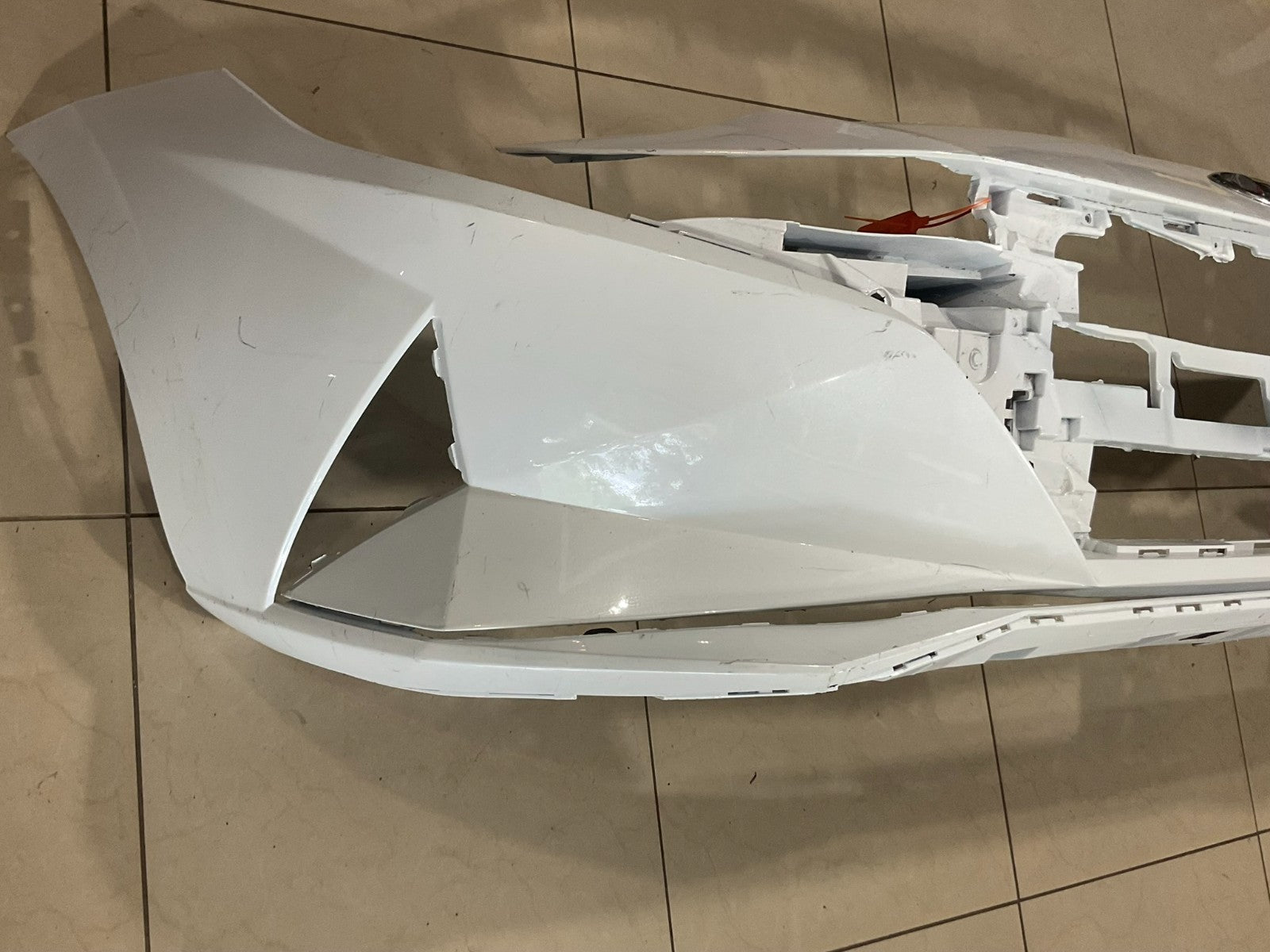 Front Bumper Cover White 2021 2022 2023 Hyundai Elantra Sedan CAPA