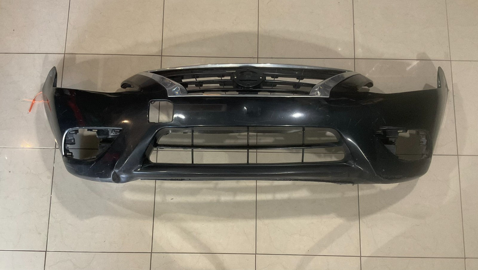 Front Bumper Cover Black Nissan Versa 2015-2018 62022+9km0h OEM