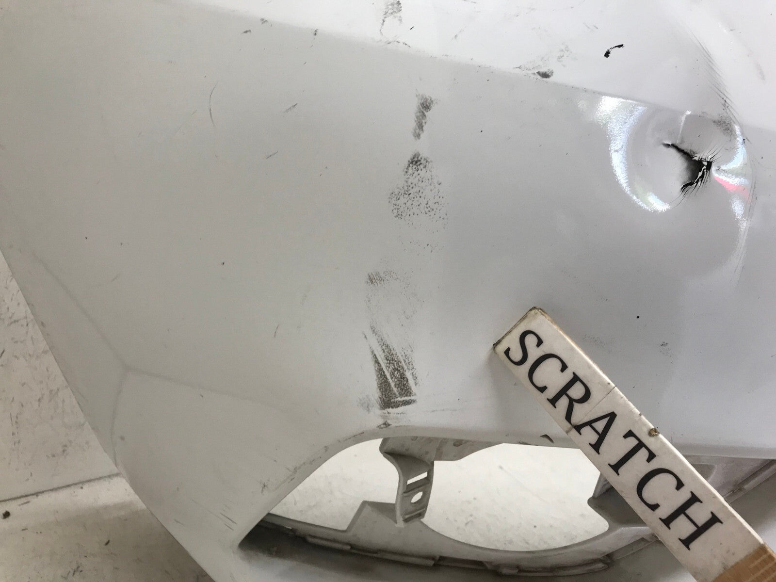 Front Bumper Cover White 2016-2019 Nissan Sentra 62022-6YU0H OEM