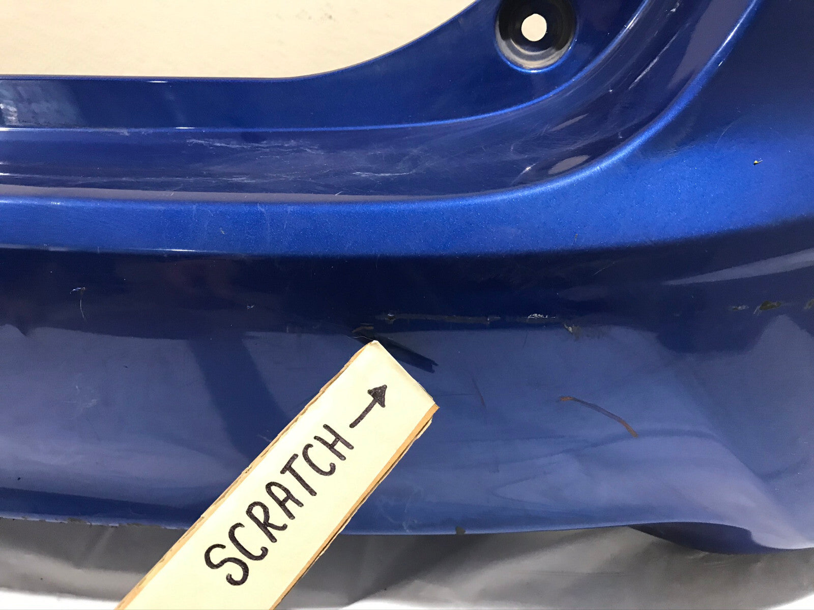 Rear Bumper Cover Blue Honda Fit 2015-2017 71501-TST-A000 OEM