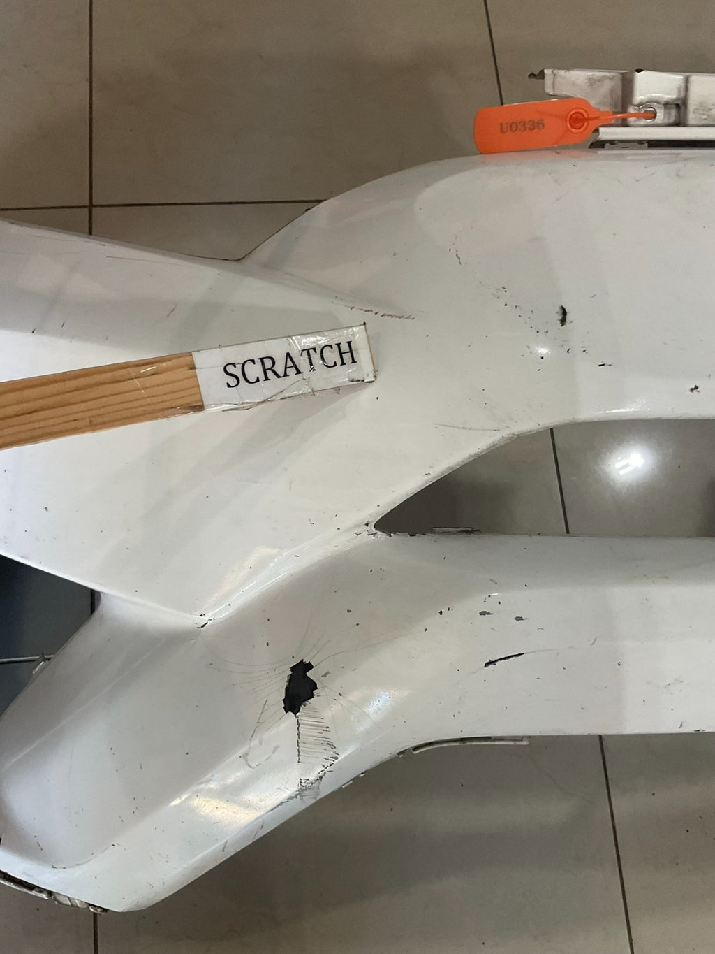 Front Bumper Cover White Toyota RAV4 2016-2018 52119+0r150 OEM