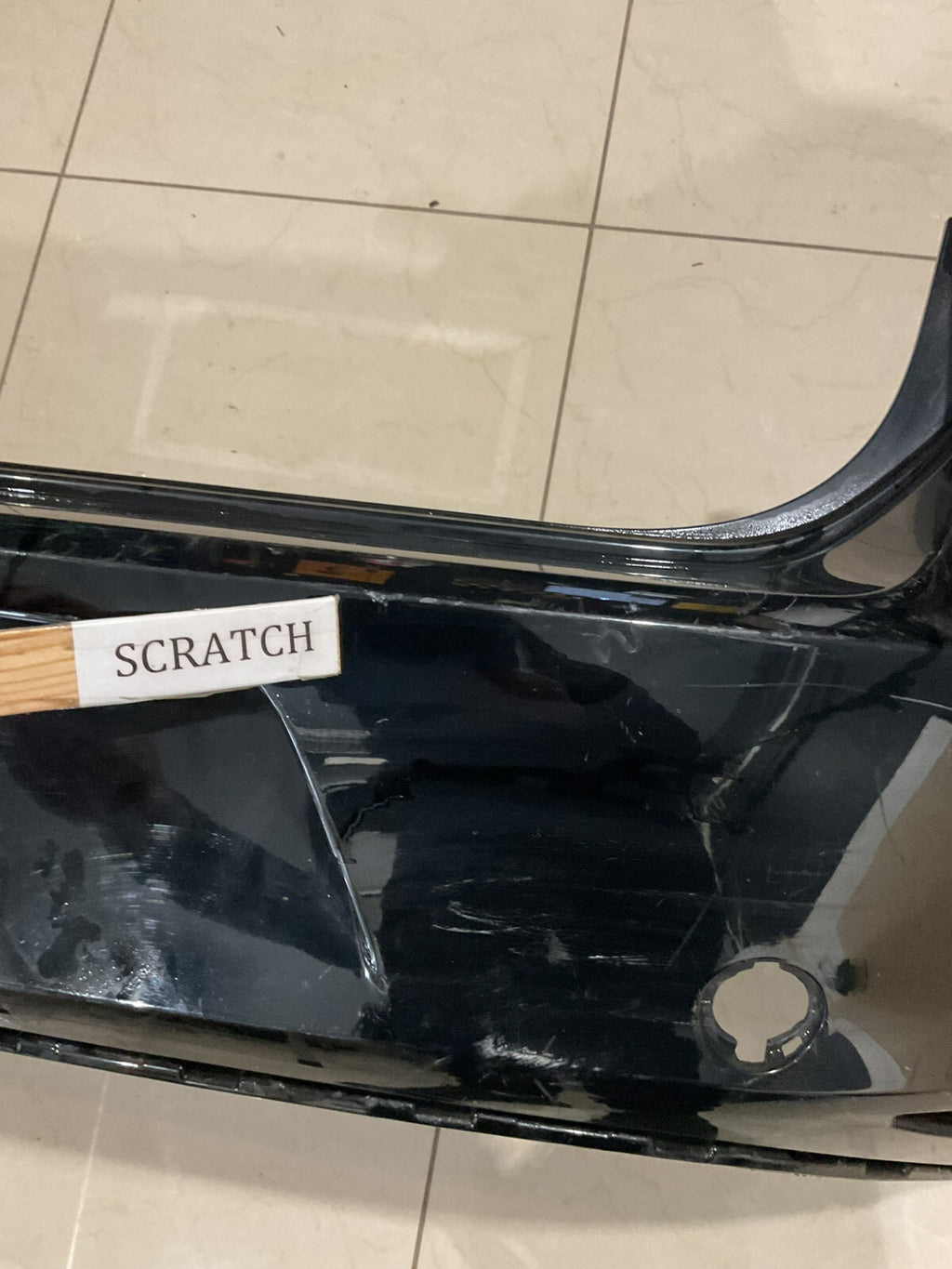 Rear Bumper Cover Black 2015 2016 2017 Volkswagen VW GTI Golf 5GM.807.421 OEM