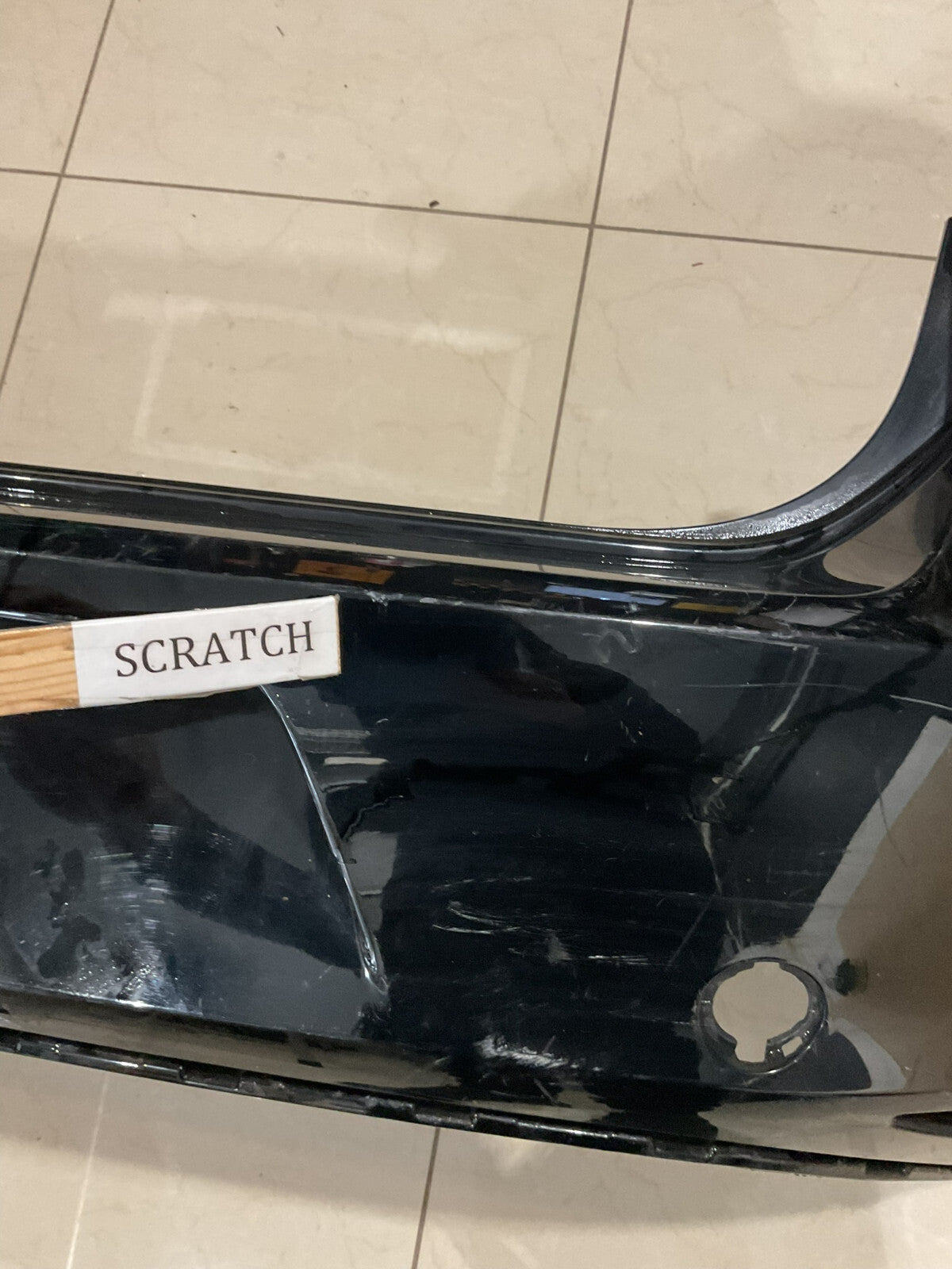 Rear Bumper Cover Black 2015 2016 2017 Volkswagen VW GTI Golf 5GM.807.421 OEM