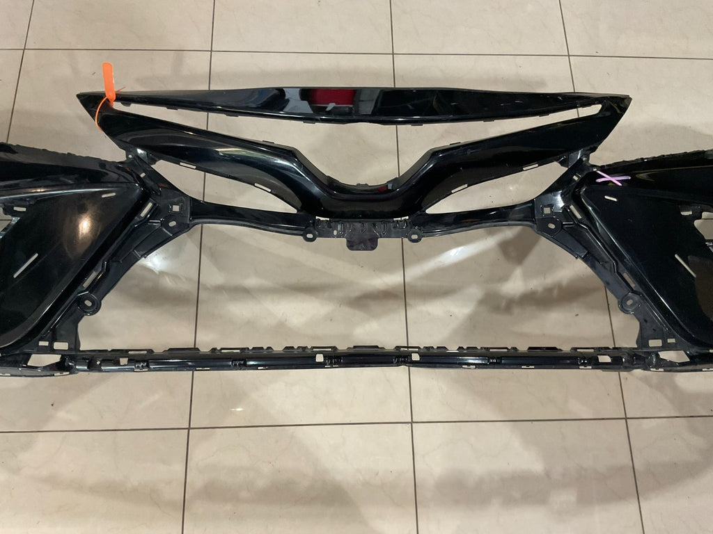Front Bumper Cover Black Toyota Camry 2018 2019 2020 18-20 CAPA