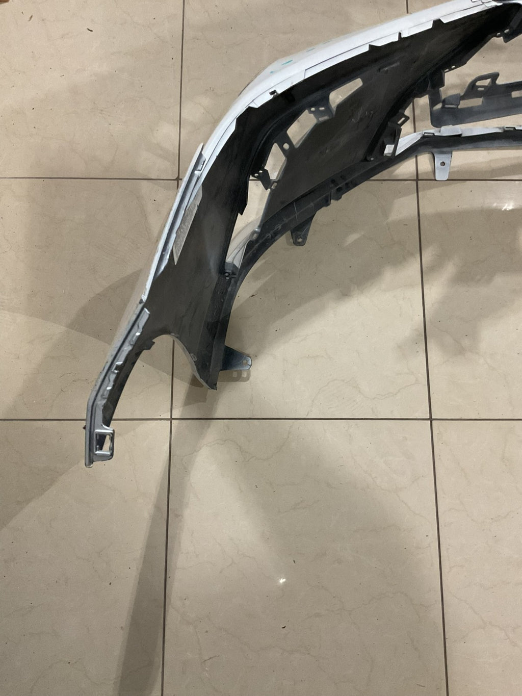 Front Bumper Cover White Lexus ES350 Base 2019 CAPA