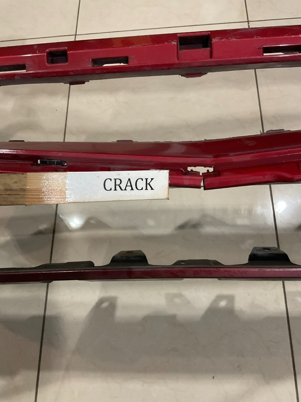 Front Bumper Cover Red Toyota Tacoma SR SR5 Limited 2016-2019 52119+04240 OEM