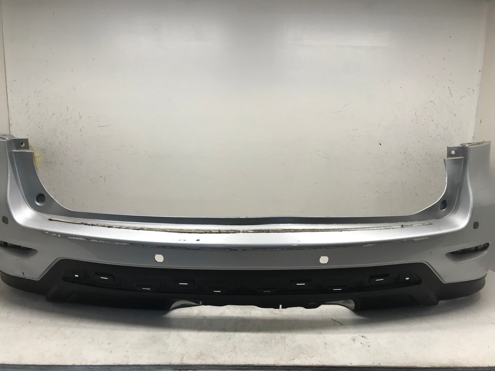 Rear Bumper LOCAL Nissan Pathfinder w/Sensor Holes Grey 13-2016 85022-3KA0H OEM4