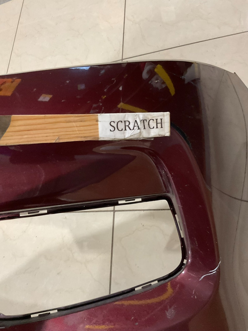 Front Bumper Cover Red Honda Accord Sedan 2016-2017 71101+tf2+a000 OEM