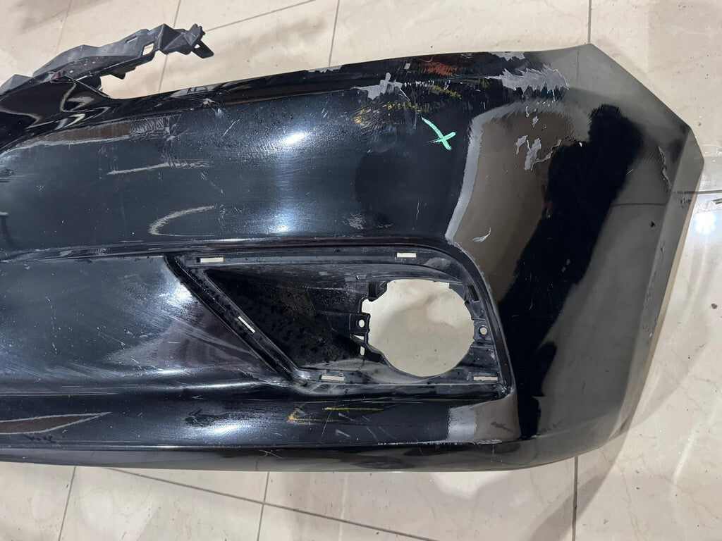 Front Bumper Cover Black Nissan Altima 2016-2018 CAPA