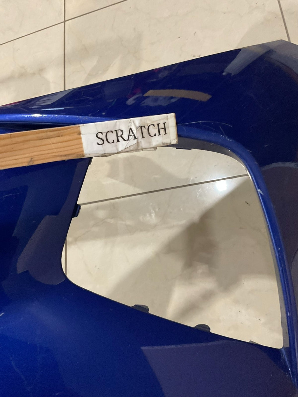 Front Bumper Cover Blue 2022 2023 Hyundai Tucson 86511+cw000 OEM