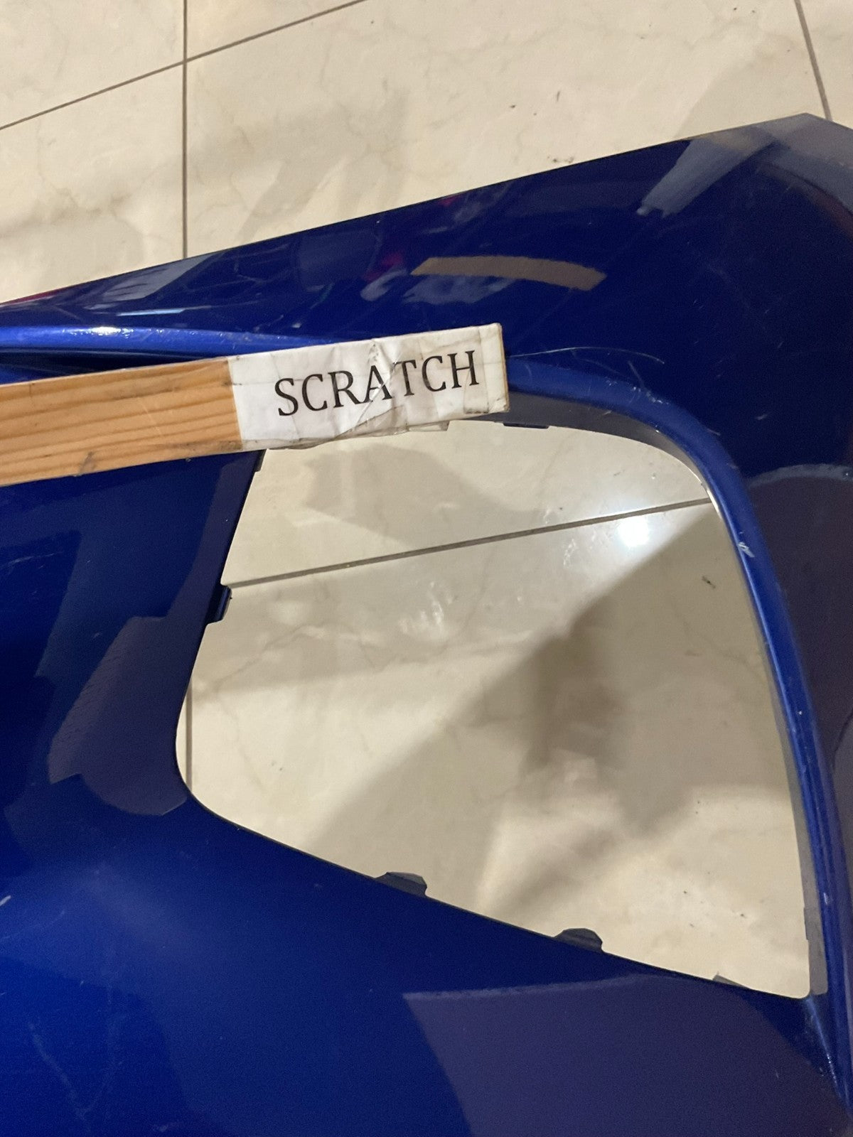 Front Bumper Cover Blue 2022 2023 Hyundai Tucson 86511+cw000 OEM