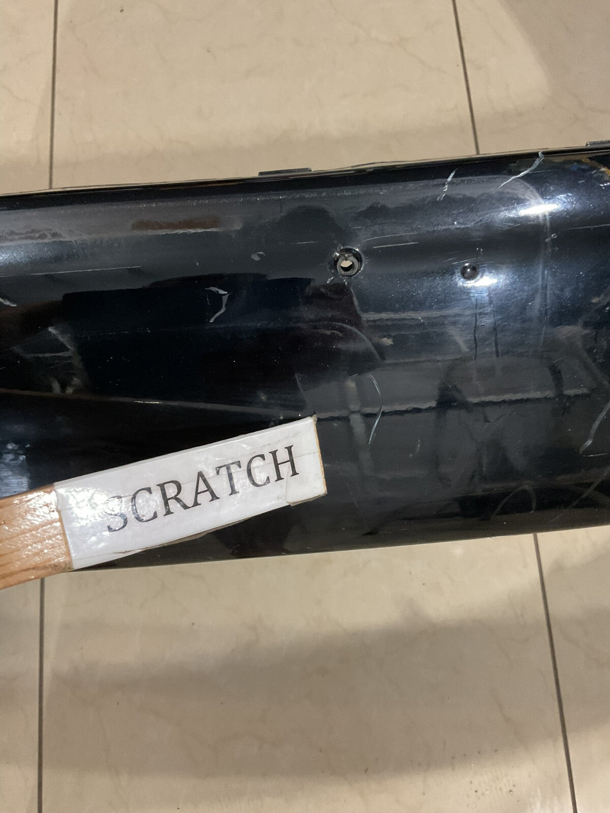 Front Bumper Cover Black Toyota Highlander LE Lted Hybrid 14-16 52119-0E220 OEM
