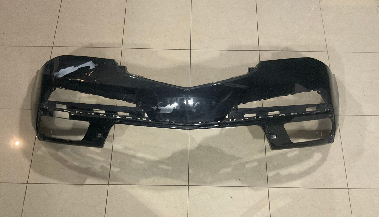 Front Bumper Cover Black 2010-2013 Acura MDX 71101+STX+ZZ01 OEM