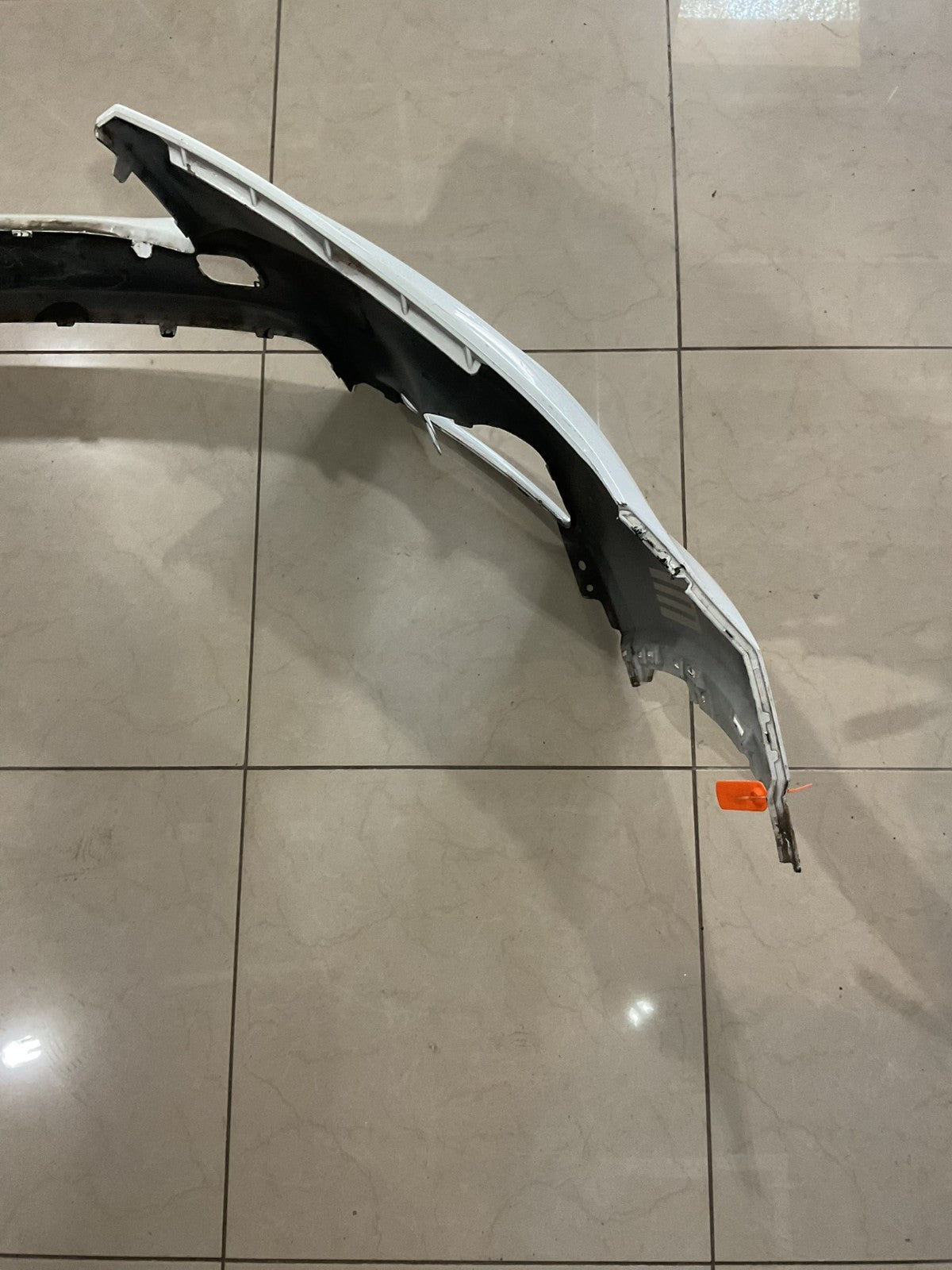 Front Bumper Cover White 14-2016 Toyota Highlander XLE Limited 52119+0e230 OEM