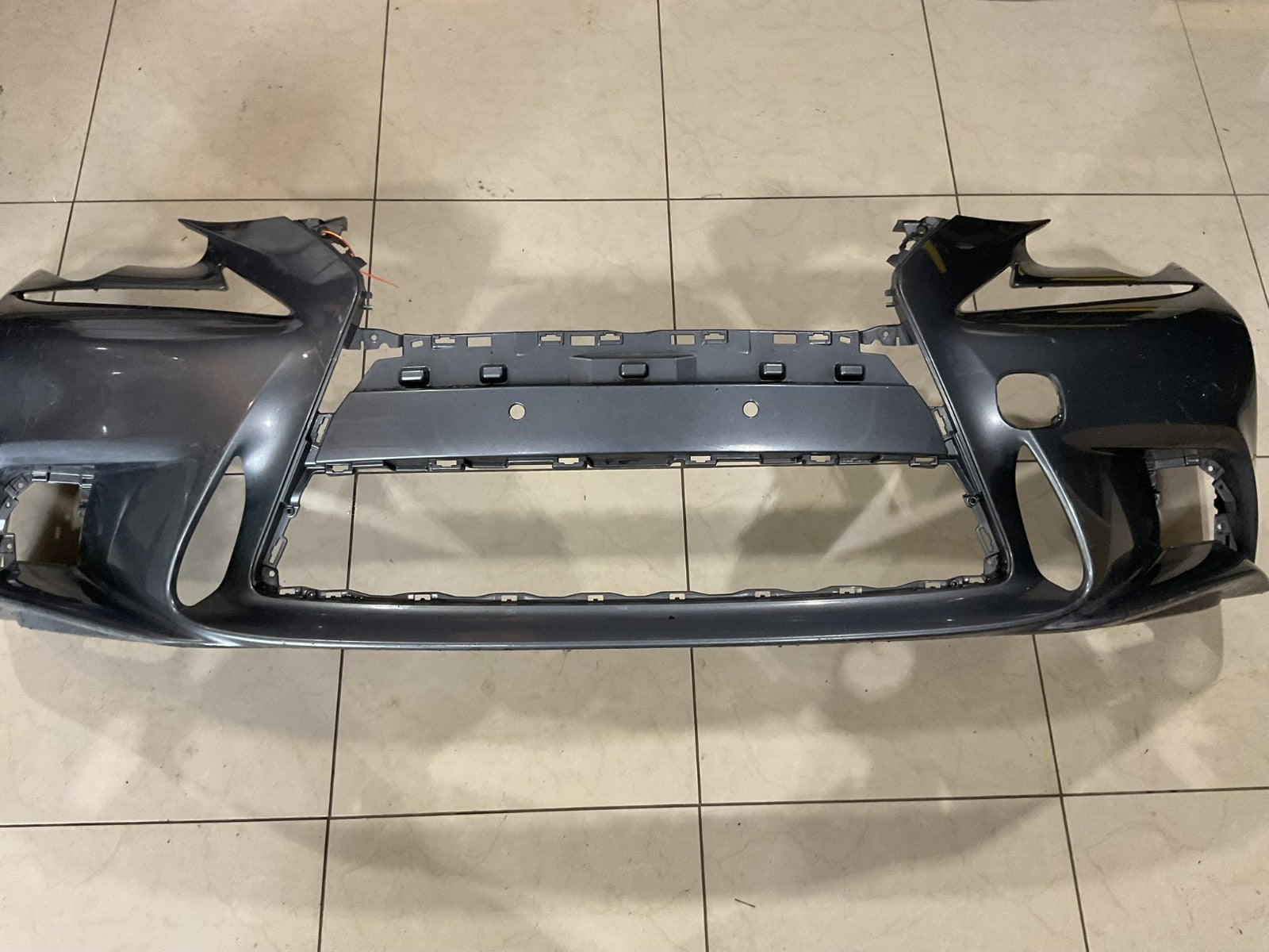 Front Bumper Cover Grey 2014-2016 Lexus IS250 52119+53a50 OEM