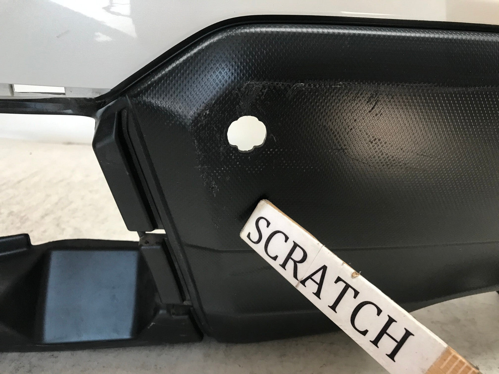 Rear Bumper Cover White 2019-2022 Subaru Ascent Base/Limited w/Sensor Holes OEM