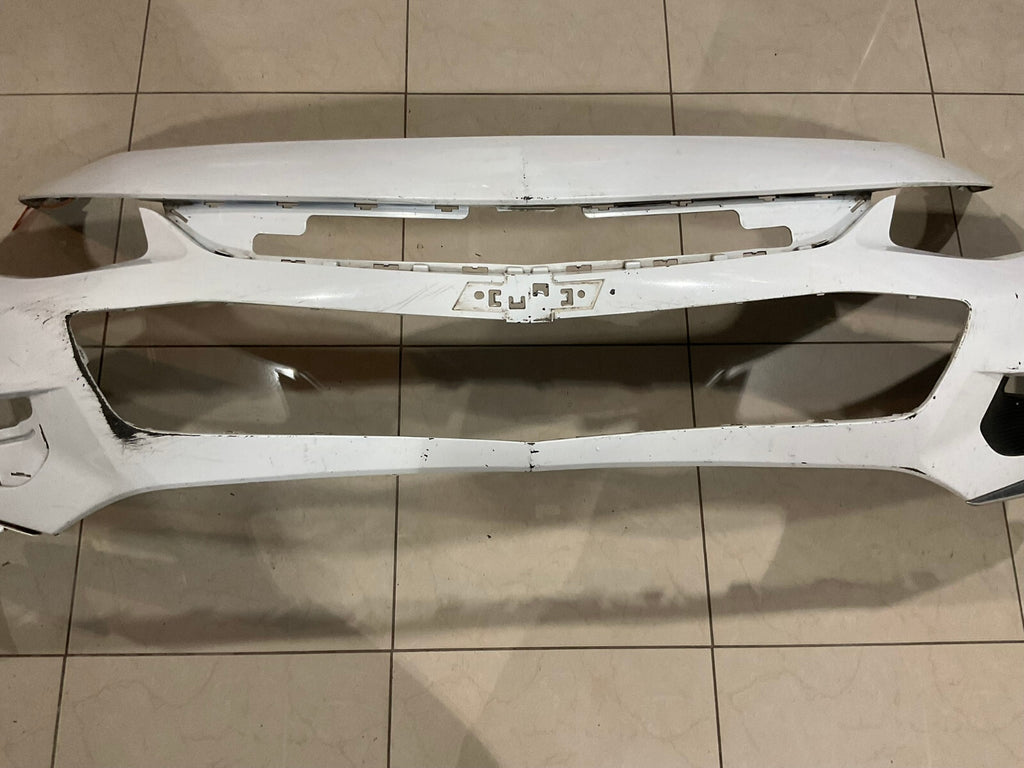 Front Bumper Cover White 2016 2017 2018 Chevrolet/Chevy Malibu CAPA