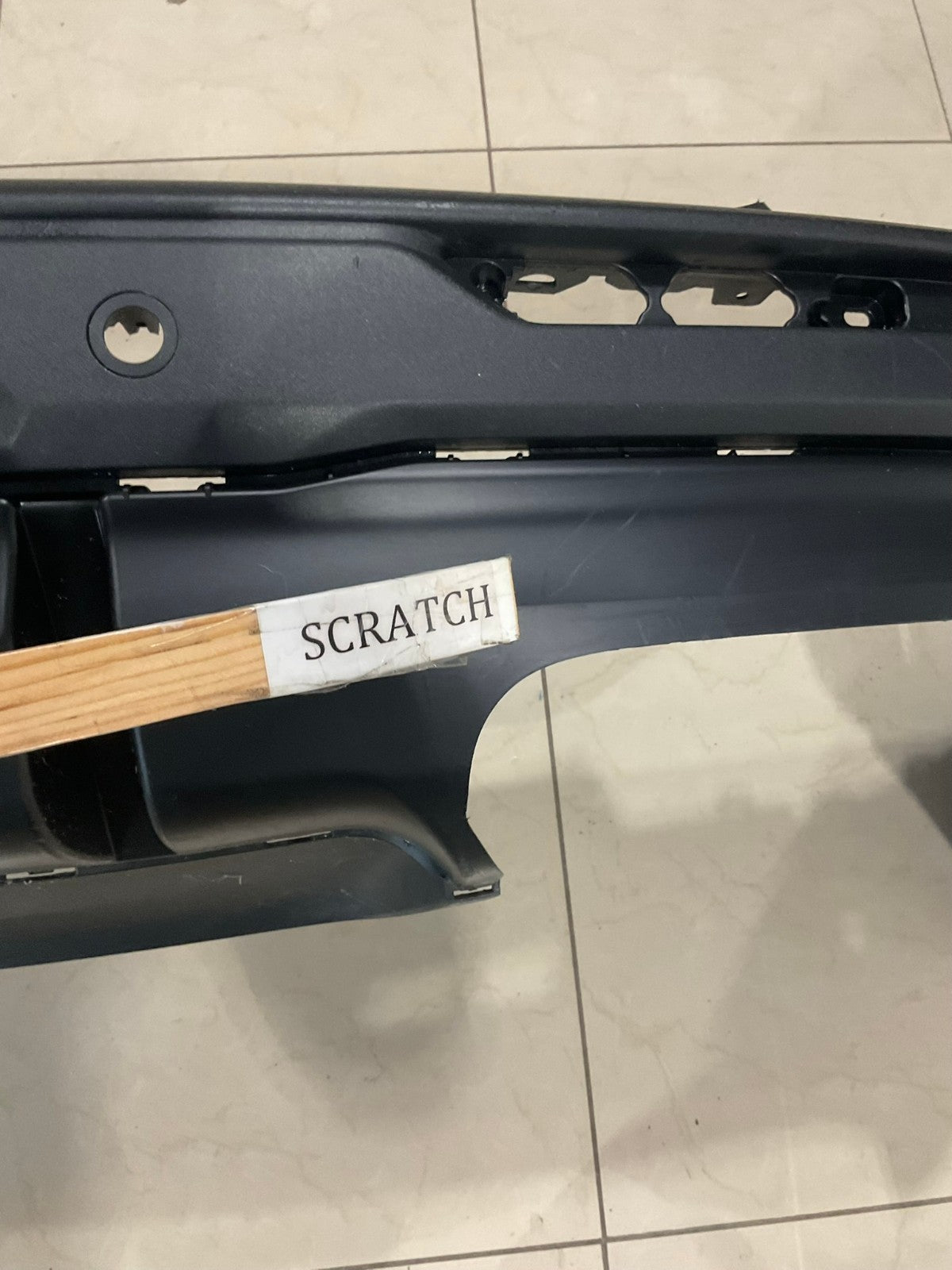 Rear Lower Bumper Cover Black 2021-2024 Chevrolet Tahoe CAPA