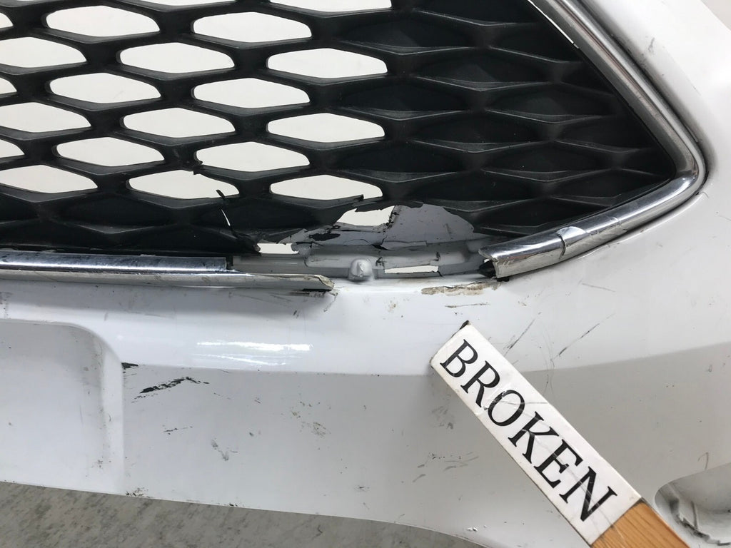 Front Bumper Cover White Ford Focus S SE 2015-2018 F1EB-17757-CF OEM